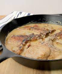 A big scoop of sticky brown rice would soak up all the. Baked Pork Chops With Cream Of Mushroom Soup A Quick And Easy Weeknight Dinner Recipe That Goes Great With Pork Chop Recipes Baked Baked Pork Baked Pork Chops