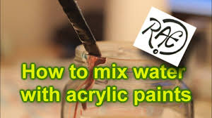 For example this will increase the volume of your paint without having to use loads of pure pigment. How To Thin Acrylic Paint In Different Ways