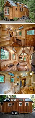 The Hope Island Cottage A 170 Sq Ft Tiny House On Wheels There S Actually A Sauna Inside This House Tiny House Nation Konteyner Ev Mobil Evler