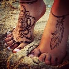 Henna Inspo Tattoos Henna Ankle Foot Tattoos