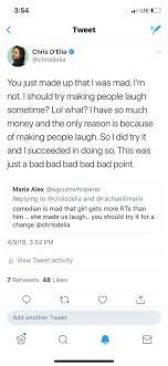 D'elia is the son of tv producer and director bill d'elia, and interior decorator ellie d'elia (née dombroski). Chris D Elia On Twitter Uh Oh Ogcuntwhisperer Deleted Her Tweet Luckily I Screenshot Her Check It Out