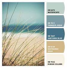 Using pastel colours in your interior wall paints will give a distinct look and feel to your home. Chip It By Sherwin Williams Beach Cottage Style Room Paint Colors Beach House Decor
