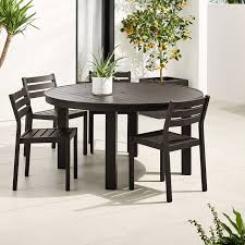 Shop from the world's largest selection and best deals for dining room chairs with 6 items in set. Portside Aluminum Outdoor 58 Round Dining Table Dining Chairs Set