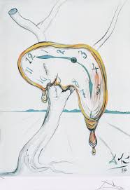The melting structure of the clocks convey time's irrelevance in the dream world, as such this painting was created in 1931 when dali was only 28 years old. Salvador Dali The Melting Clock 1977 Mutualart