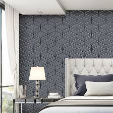 Gray and brown wallpaper, geometric graphics wallpaper, abstract. Room Wallpapers Designs In Grey Geometric Design 1200x1206 Wallpaper Teahub Io