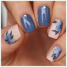 Floral Are Elements Often Used In Nail Art Design For Example Flowers Leaves Grass These Can Be Used In N Floral Nails Floral Nail Designs Floral Nail Art