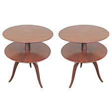 Pair Of Two Tiered Tables Designed By Paul Frankl Table Design Table Design