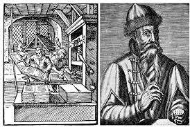 Gutenberg's bibles were surprisingly beautiful, as. Printing Press 1450 By Johannes Gutenberg Bygonely