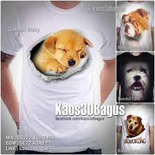  Kaos Gambar Anjing 3d Rottweiler Pug Golden Retriever Pitbull Bulldog Boxer Husky Herder Beagle Collie Kaos 3d Dog Lover Anjing Bulldog Anjing Anjing Pitbull