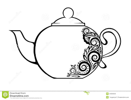 Fun to use in a collage! Images For Teapot Clip Art Black And White Tea Tattoo Tea Pots Teapot Tattoo