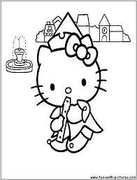 Did you know that hello kitty was born in 1974? Hellokitty Piedpiper Coloring Page