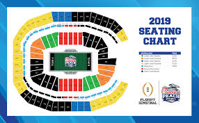 seating chart chick fil a peach bowl