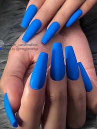 See more ideas about nails, acrylic nails, nail designs. Blue Acrylic Nails We Love
