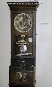 Larson's antique clock shop has been selling antique clocks for over 45 years. Time Clock Ca 1910 Maine Memory Network