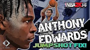 ANTHONY EDWARDS JUMP SHOT FIX + FULL SIGNATURE *Ant-Man* [NBA2K14 Edit  Player] #eldizzy2k