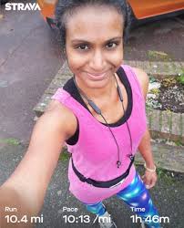 2c doesn't feel bad at all if the sun is coming up and the wind isn't  blowing … but 55 minutes- man that seemed to drag today so my run taught me