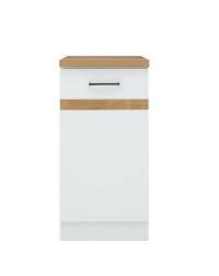 Pantry cabinet, 84 or 94.5 in height. Kitchen Cabinet Unit Individual Base Lower Cupboard 40cm White Low Gloss Junona Ebay