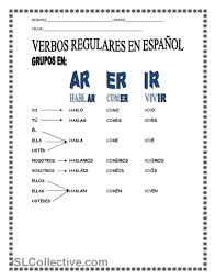 Los Verbos Trabajos Hojas De Trabajo De Ele Gratuitas Aprender Espanol Apuntes De Lengua Ejercicios De Espanol