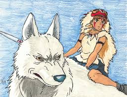 Even though i still have pretty much no idea what princess mononoke is (i did read up on it a little). San And Her Wolf Brother Princess Mononoke By David Manion Artist On Deviantart