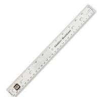 Uxcell Film Flexible Ruler 50cm 0.1mm Scale with R Angle ...