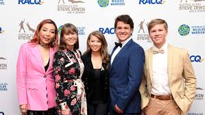 Bindi irwin discussed her wedding dress and engagement to chandler powell on good morning america. she said her wedding dress is similar to the gown terri irwin wore to marry steve irwin. Bindi Irwin Wedding Couple Releases Koala To Celebrate Engagement