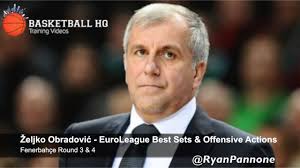 Best EuroLeague Offense sets & actions Željko Obradović Fenerbahçe Round 3  & 4