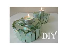 Diy Tischdeko Aus Cds Table Decoration With Cds Youtube