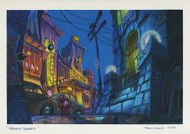 Ron Dias : Disney's Who Framed Roger Rabbit? concept painting, in Trent  C.'s Production Artwork : Concepts Comic Art Gallery Room