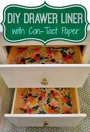 Make Your Own Drawer Liner Quick Tip Tuesday Smart Girls Diy Diy Drawer Liners Kitchen Drawer Liners Drawer Liner