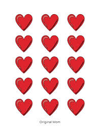 adorable free heart printable templates stencils originalmom