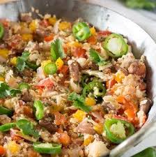 Low Carb Cauliflower Rice Jambalaya Vegan Keto Paleo My Tasty Curry Recipe Sandwich Recipes Indian Jambalaya Recipe Jumbalaya Recipe