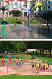 Los juegos recreativos son actividades grupales que realiza un grupo para divertirse. El Parque De Las Norias En Logrono Instala Un Splashpad Equipamiento Urbano