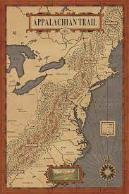 Appalachian Trail Map The People S Trail Map Hiking Trail Map America Trail Map Appalachian Trail Appalachian Trail Map Hiking Trail Maps