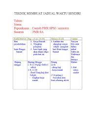 Ikuti 8 langkah mudah ini. Teknik Membuat Jadual Waktu Sendiri