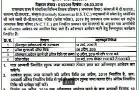 Admit card 2021 from this article. Rajasthan Bstc 2021 Notification Online Application Form Age Limit Eligibility Criteria