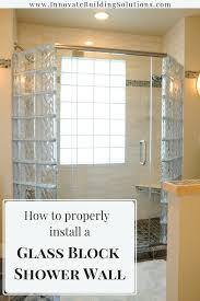 5 Myths About Anchoring A Glass Block Shower Wall Glass Block Shower Wall Glass Block Shower Shower Wall