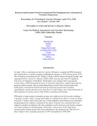 Interested in starting a new career in the pest control industry? Pdf Research And Extension Needs For Integrated Pest Management For Arthropods Of Veterinary Importance