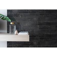 Kim & matt challenge #2 wall & floor tile: Norai Black Matt 7 5cm X 30cm Wall Floor Tile
