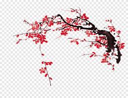 Chinese cherry blossom paintings, china cherry blossom art. Chinese New Year New Year Card Greeting Card Christmas Winter Plum Wish Branch Png Pngegg
