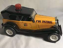 G Man G Men Fbi Patrol Car 1950 S W Original Box Tin Toys Antique Toys Toys