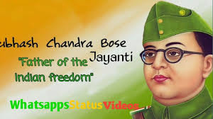 Netaji subhash chandra bose was born on january 23, 1897.he was a great freedom fighter and was the first to rise the indian army called azad hind fauj inspirational subhash chandra bose birthday wishes are shared in facebook and whatsapp among family members and friends and collegues and. Netaji Subhash Chandra Bose Jayanti Whatsapp Status Video Download
