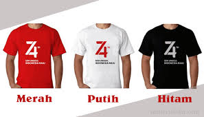 Anda dapat membuat desain untuk 1 buah baju hingga dalam jumlah yang banyak dengan web desain kami. Desain Kaos Hut Ri 74 Keren Untuk Agustusan Lentera Bisnis
