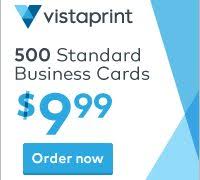 Double sided for 250 is $14.99. Vistaprint Business Cards 500 For 9 99