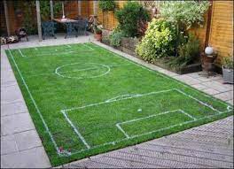 World Cup Football Pitch Lawn Easy To Remake In Your Garden At Home Soccer Worldcup2018 Football Turf Backyard Football Pitch Artificial Turf Backyard
