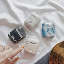 Luxury Agate Marble Hard Case For Apple Airpods Case Protective Cover Bluetooth Wireless Earphone Case Charging Bo Earphone Case Airpod Case Iphone Accessories