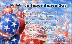 The national holiday of the united states of america is called independence day and is celebrated on 4 july and is commonly referred to as fourth of july. Independence Day Poems And Quotes Quotesgram