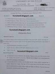 Bs Hons It Information Technology Past Papers Semester 4 Probability Statistics 2013 Asad Hussain Past Papers Information Technology Probability