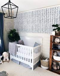 Navy Herringbone Wallpaper In 2021 Baby Boy Room Decor Nursery Decor Inspiration Baby Wall Decor Boy