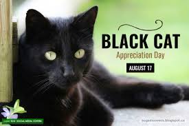 Banners Black Cat Appreciation Day August 17 Blackcatappreciationday Black Cat Appreciation Day Cats Black Cat