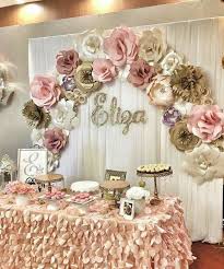 This doesn't necessarily sound incredibly exciting on the first read, but just look at these decorative paper lanterns. Baby Shower Ideas For Girls And Boys Baby Shower Decorations And Baby Shower Decor Baby Babyshower Flower Wall Rental Girly Decor Birthday Decorations